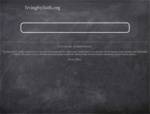 Tablet Screenshot of livingbyfaith.org